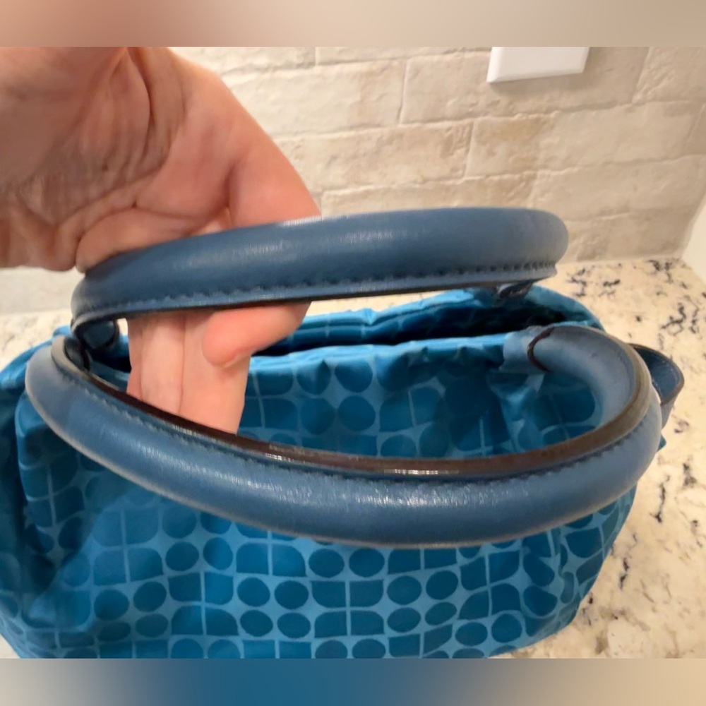 Kate Spade EUC Stevie Thompson Vibrant Blue Satchel - Picture 4 of 8